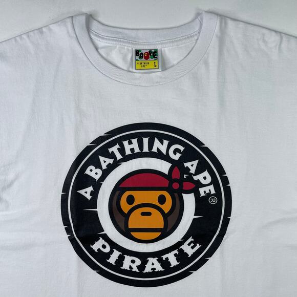 BAPE Baby Milo Pirate Tee Size L - Picture 3 of 9